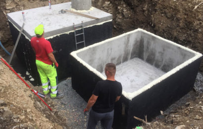 Betonová jímka na dešťovou vodu se stává stále aktuálnější