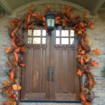 Podzimní dekorace na dveře – Návod + inspirace
