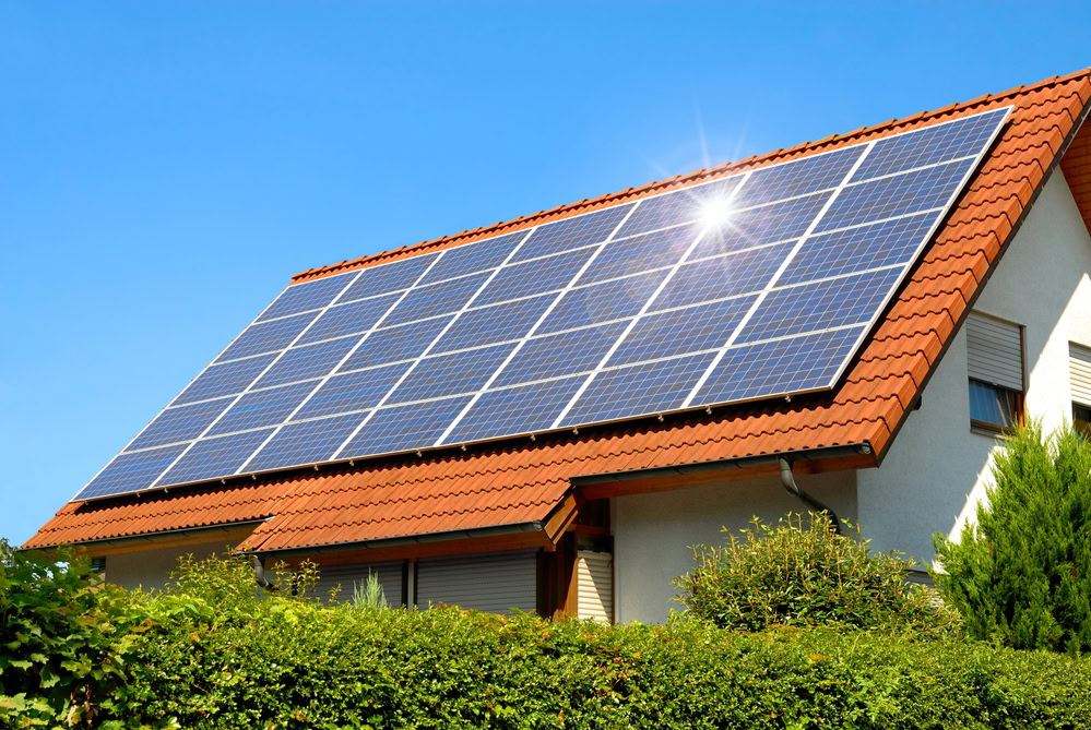 Fotovoltaika na domě